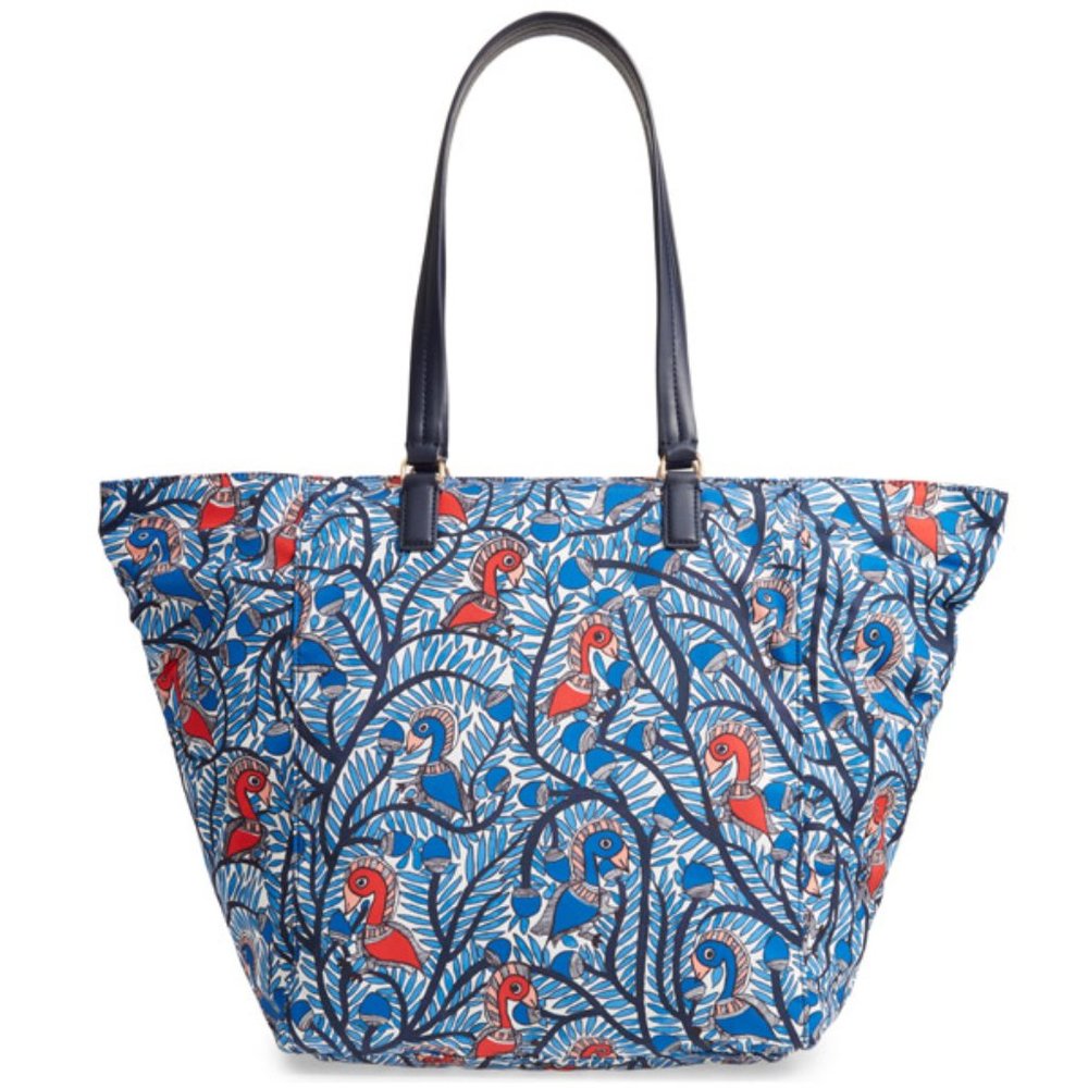 NWOT Tory Burch large Print Tote shoulder bag - Picture 2 of 8